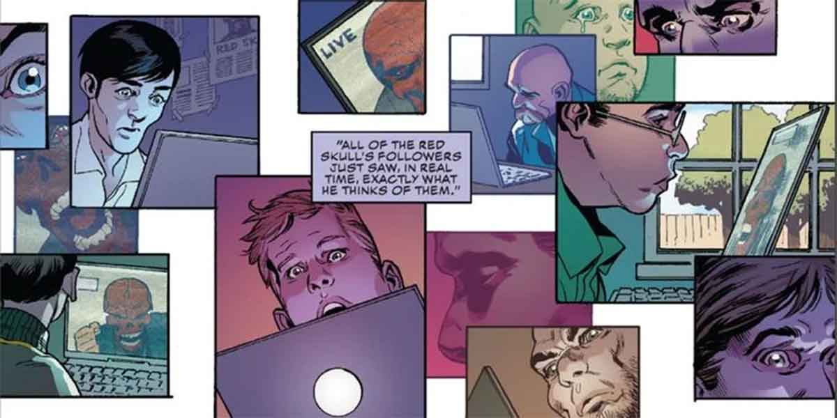 marvel revela lo que piensa cráneo rojo de sus seguidores
