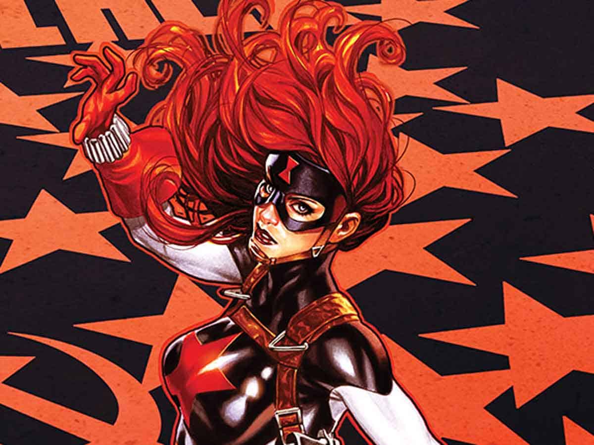 viuda negra se convierte en capitán américa