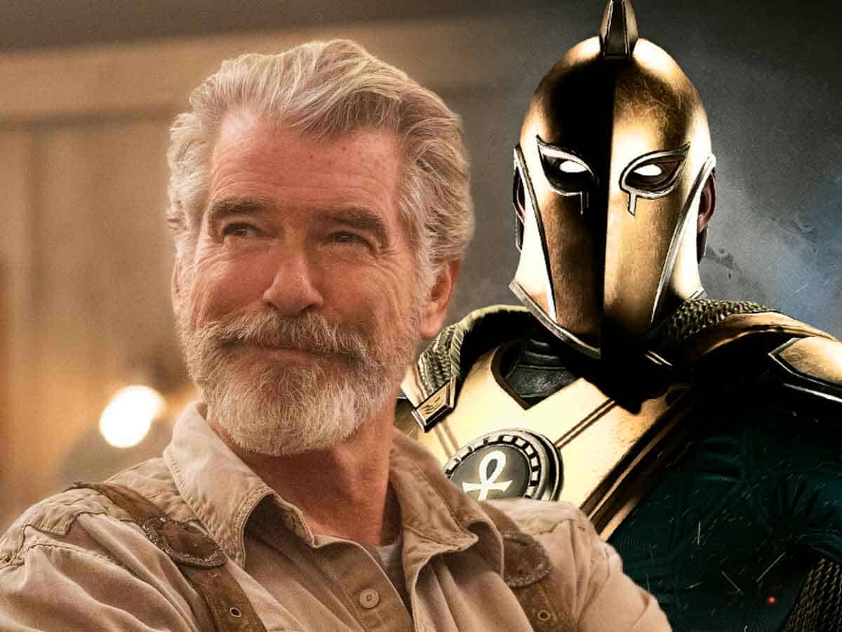pierce brosnan doctor destino dc comics black adam