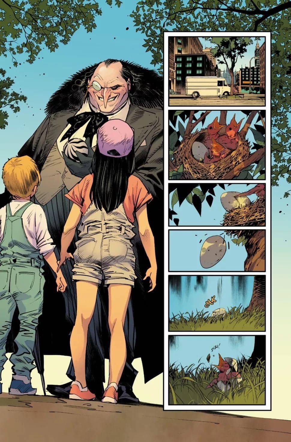 Primer vistazo al cómic de DC del Pingüino de Danny DeVito