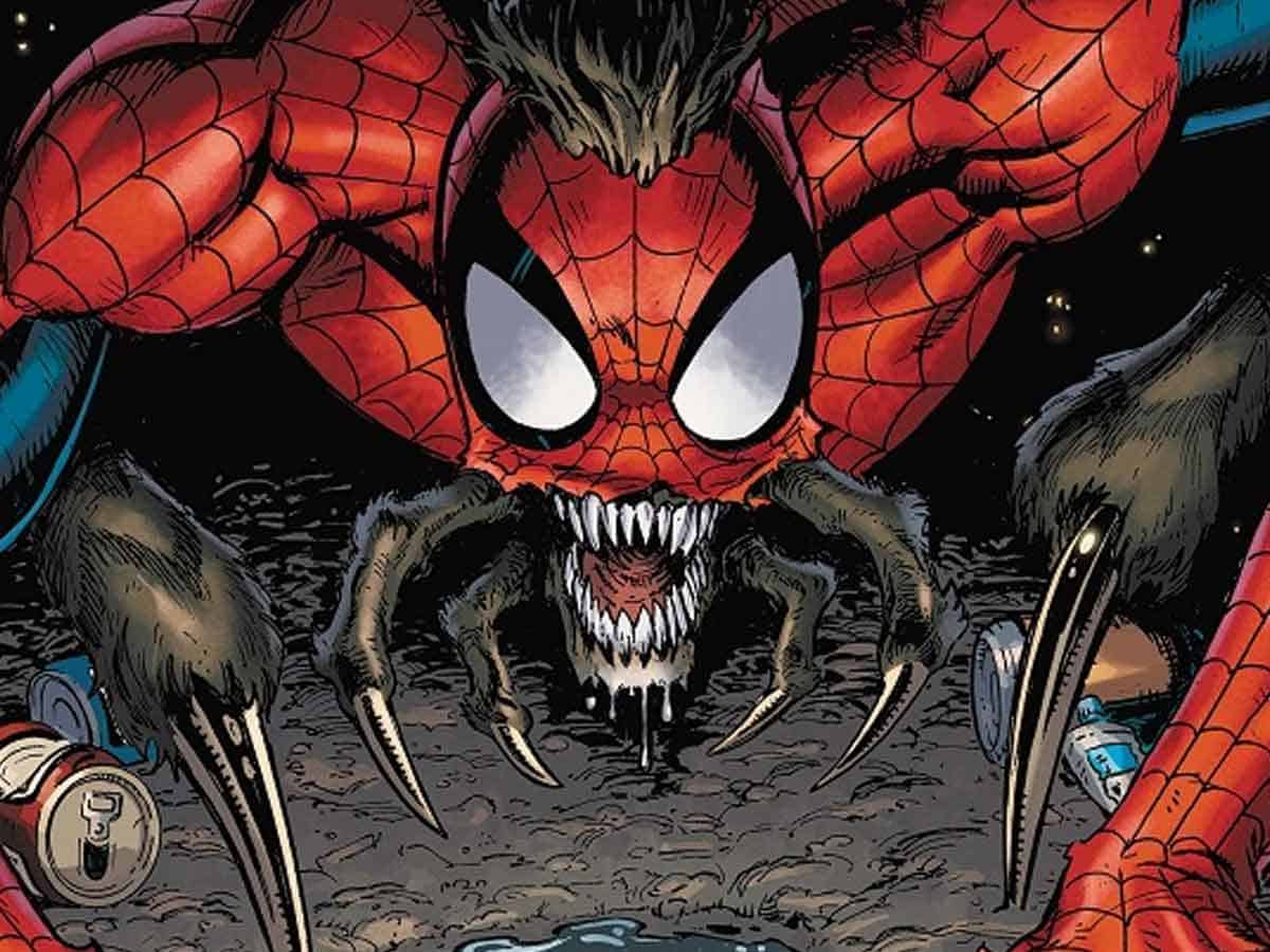 marvel convierte a spider-man en una araña monstruosa