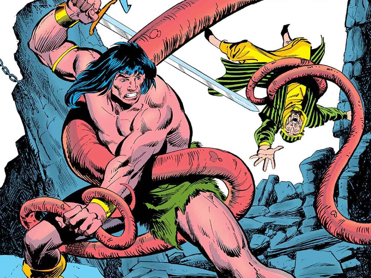 Reseña MARVEL OMNIBUS Conan el Bárbaro La etapa Marvel original Volumen 5. Relevo en la sala de máquinas conan the barbarian 116
