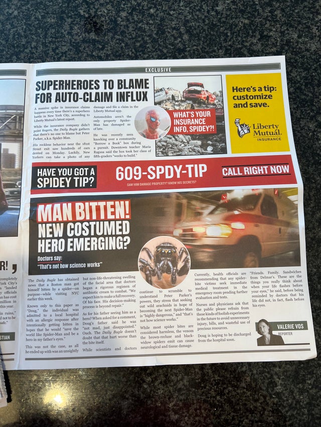 daily bugle spiderman