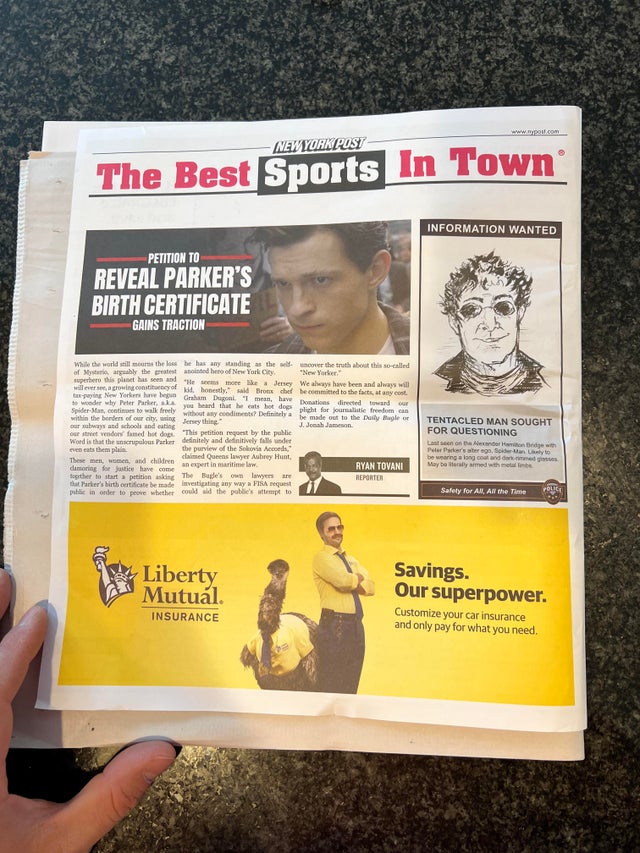 daily bugle spider man