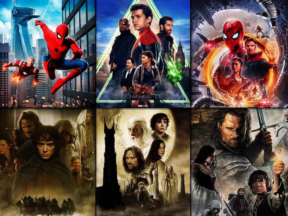 trilogía de spider-man el señor de los anillos