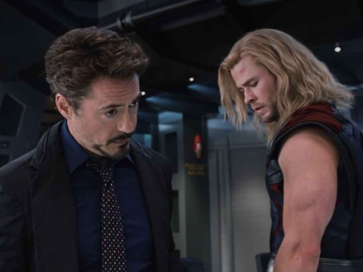 Robert Downey Jr Chris Hemsworth Marvel Studios