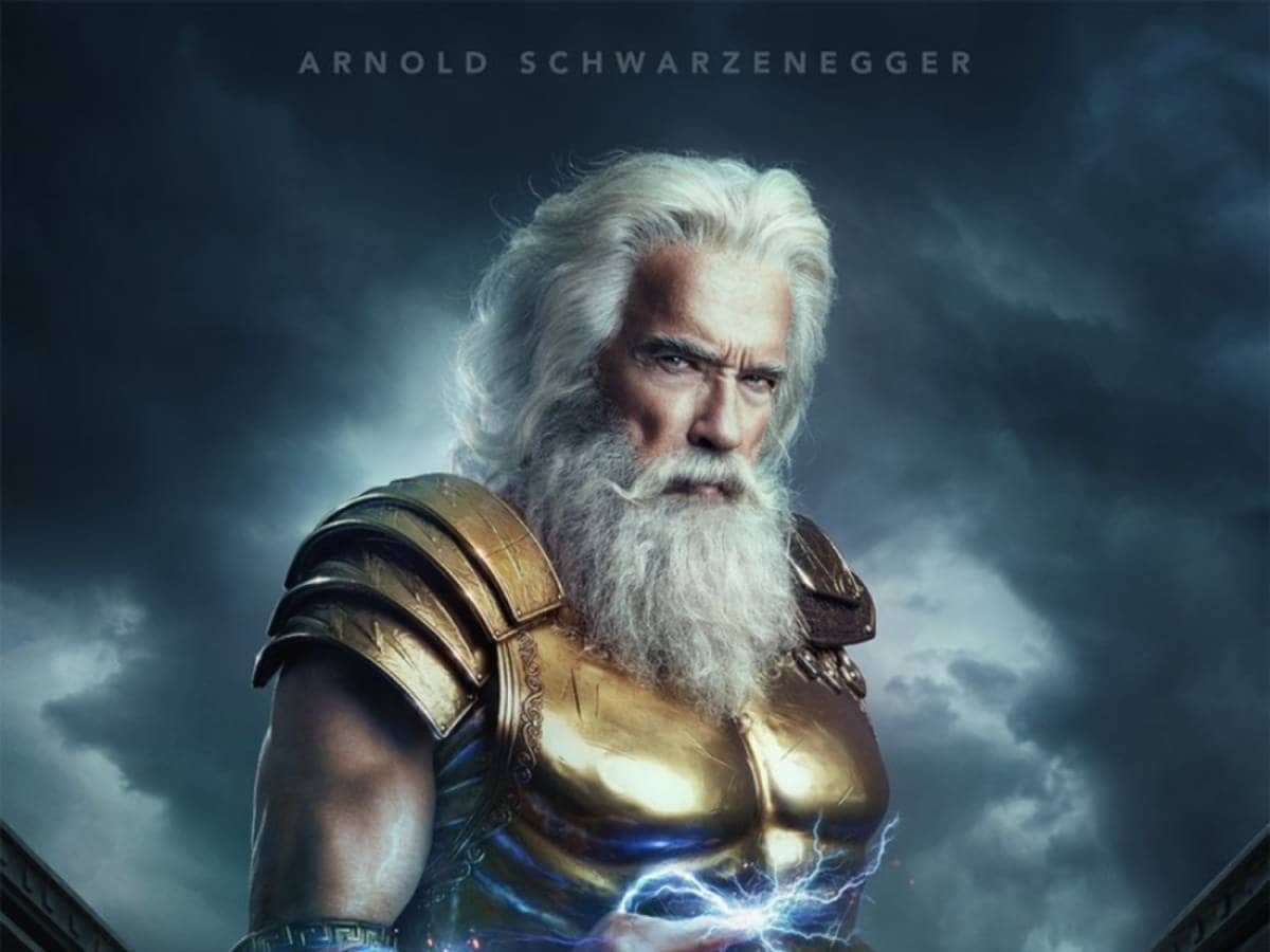 Arnold Schwarzenegger revienta Internet vestido de Zeus arnold schwarzenegger como zeus