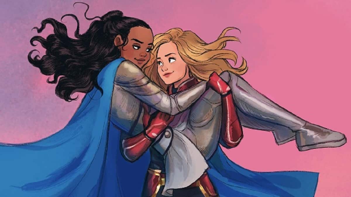 Valquiria y Capitana Marvel