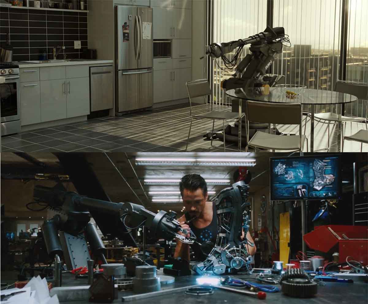 brazo robot de iron man