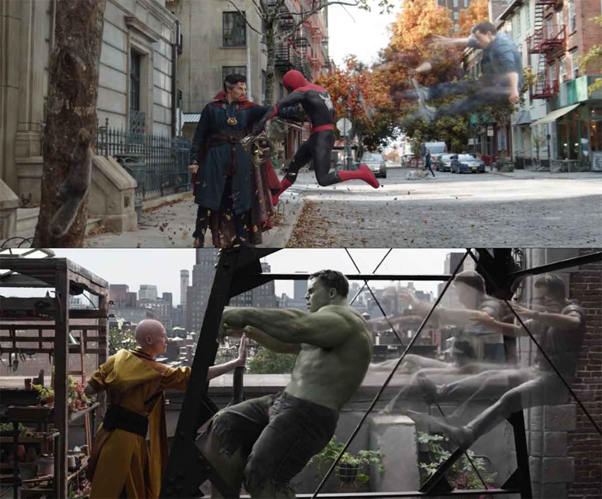 doctor strange (benedict cumberbatch) en spider-man: no way home