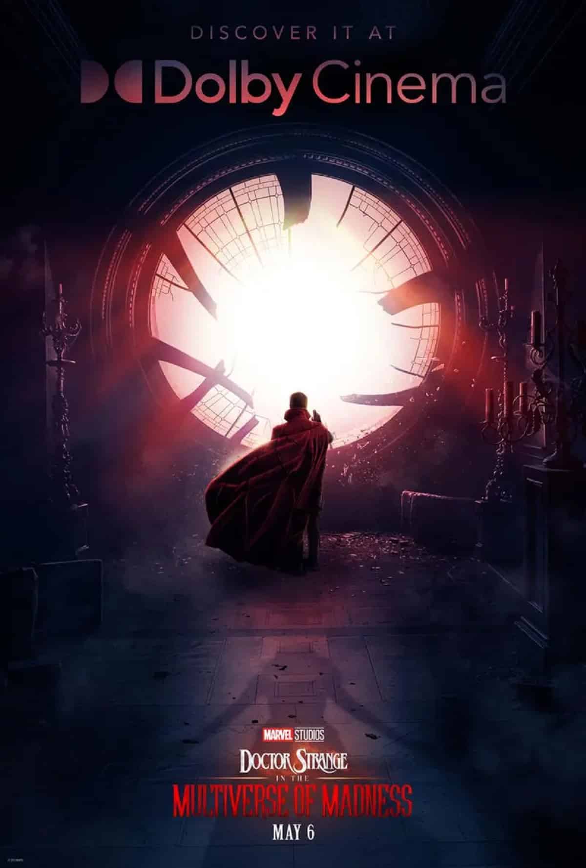 póster de doctor strange en el multiverso de la locura