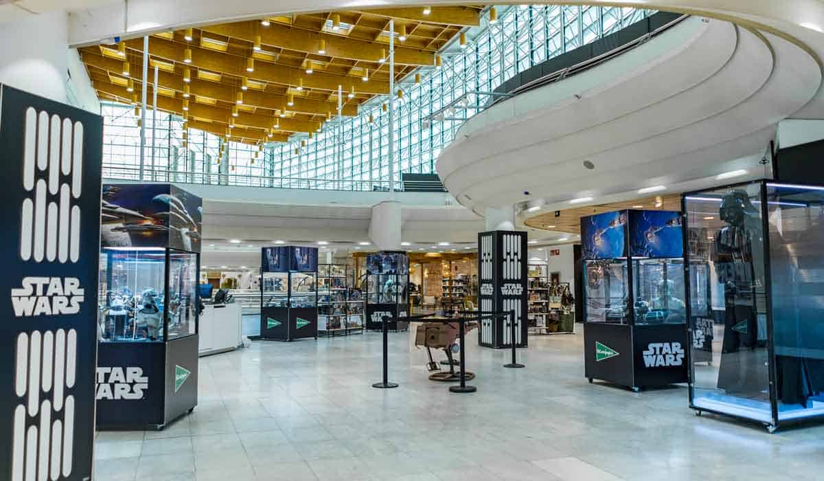 exposición star wars el corte inglés 4 de mayo 2022