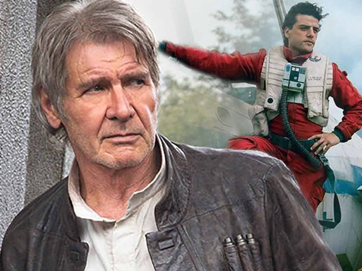 Harrison Ford y Oscar Isaac en Star Wars