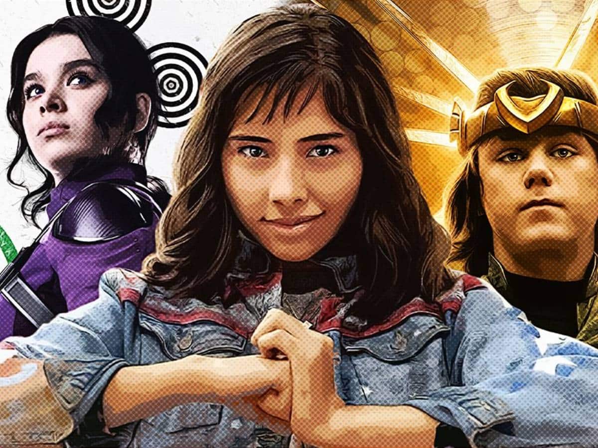 los superhéroes de los jóvenes vengadores (marvel studios)