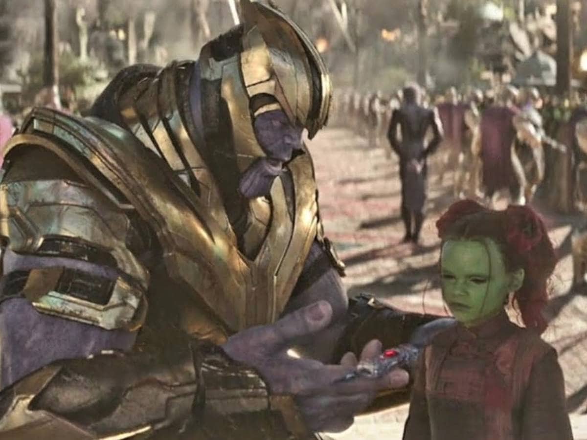 thanos como padre de gamora