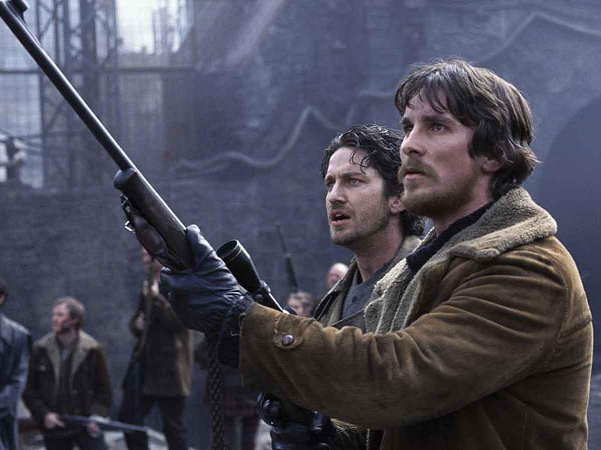 christian bale en el imperio del fuego (2002)