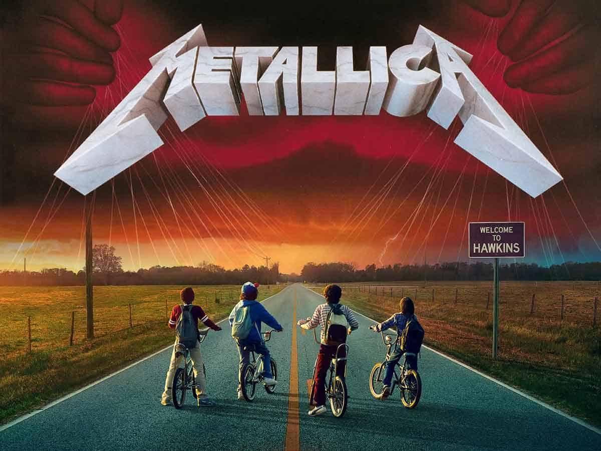metallica y stranger things