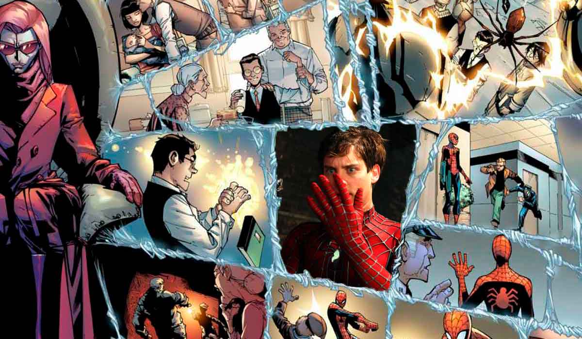 encuentran posible conexión de madame web con el spider-man de tobey maguire