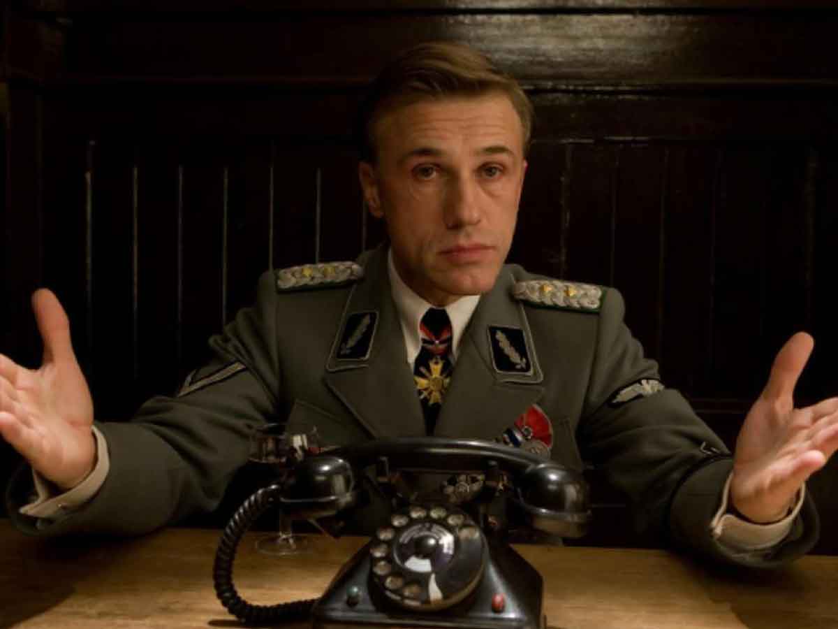 hans landa (christoph waltz) de malditos bastardos (2009). villanos de cine