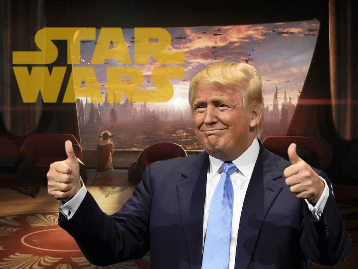 la serie de star wars que critica a donald trump