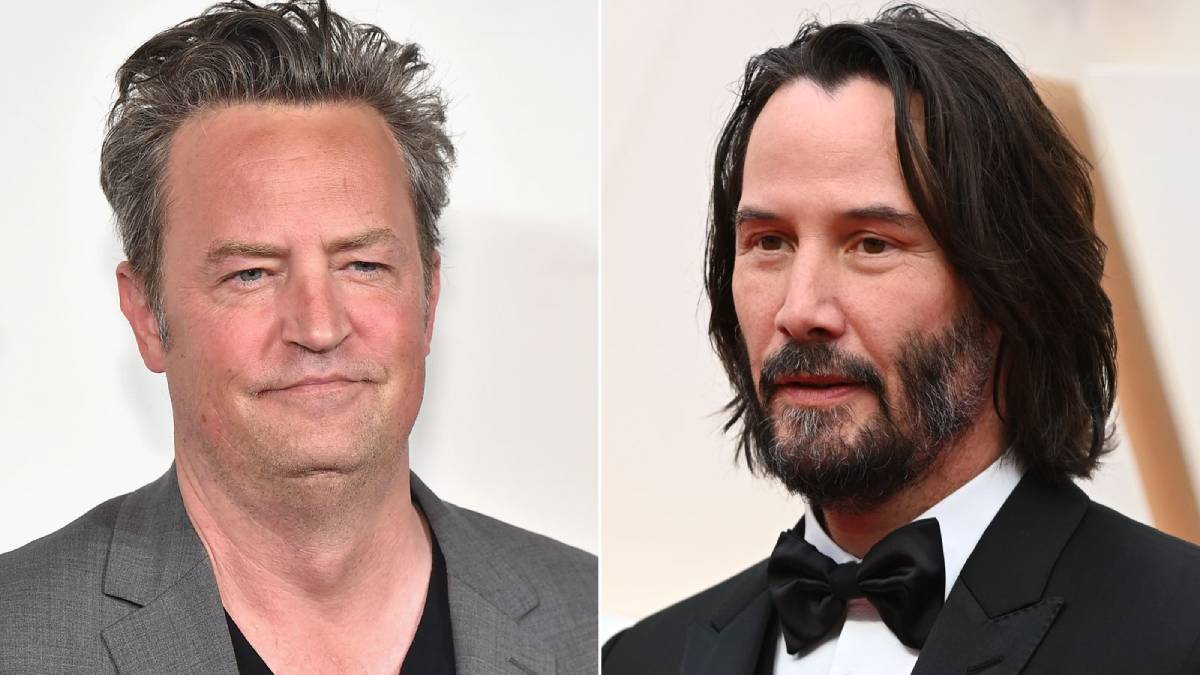 Keanu Reeves contesta a Matthew Perry deseándole la muerte matthew perry vs keanu reeves