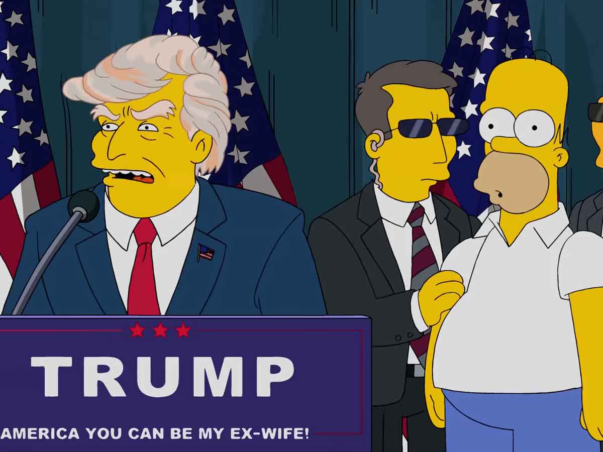 Los Simpson predijeron el retorno de Donald Trump donald trump en los simpson