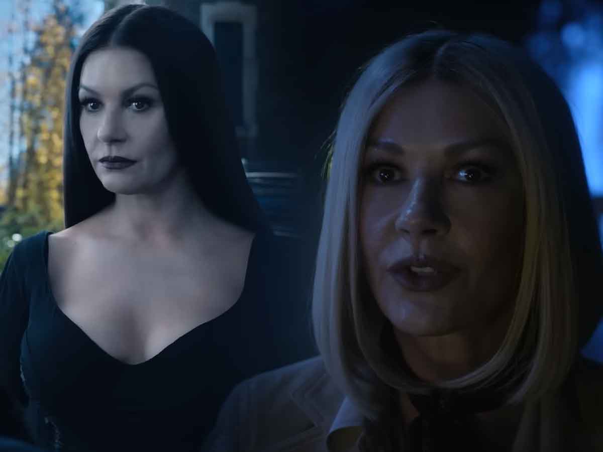 Catherine Zeta-Jones Morticia Addams Billie Coat