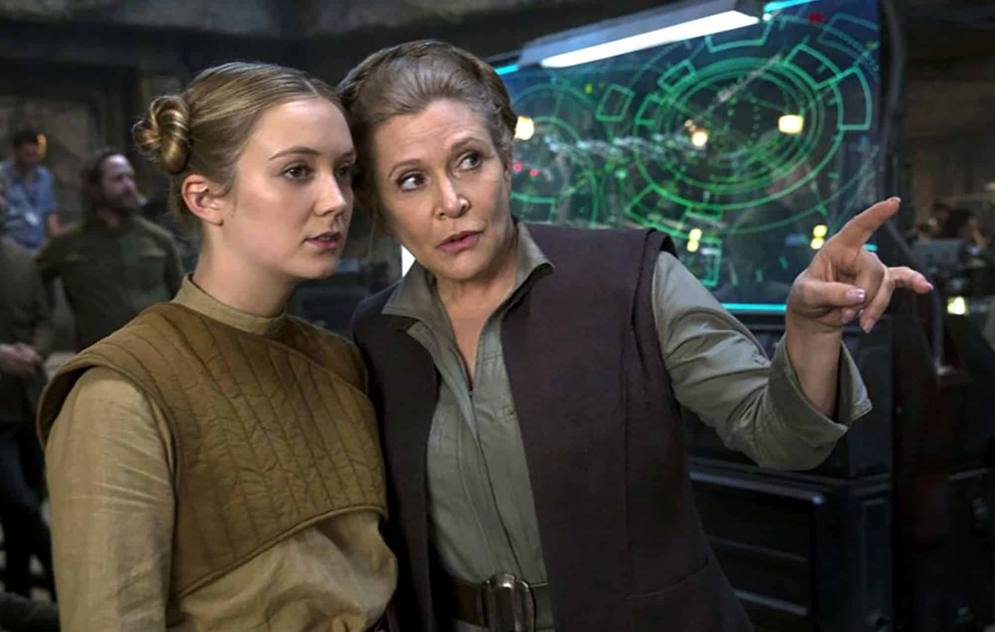 billie lourd y carrie fisher