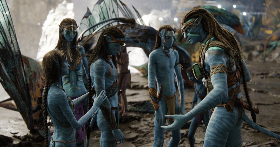 la familia sully en avatar: el sentido del agua