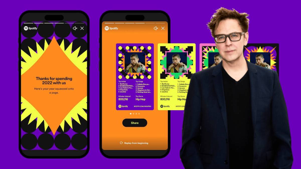James Gunn desvela su proyecto secreto por Spotify Wrapped