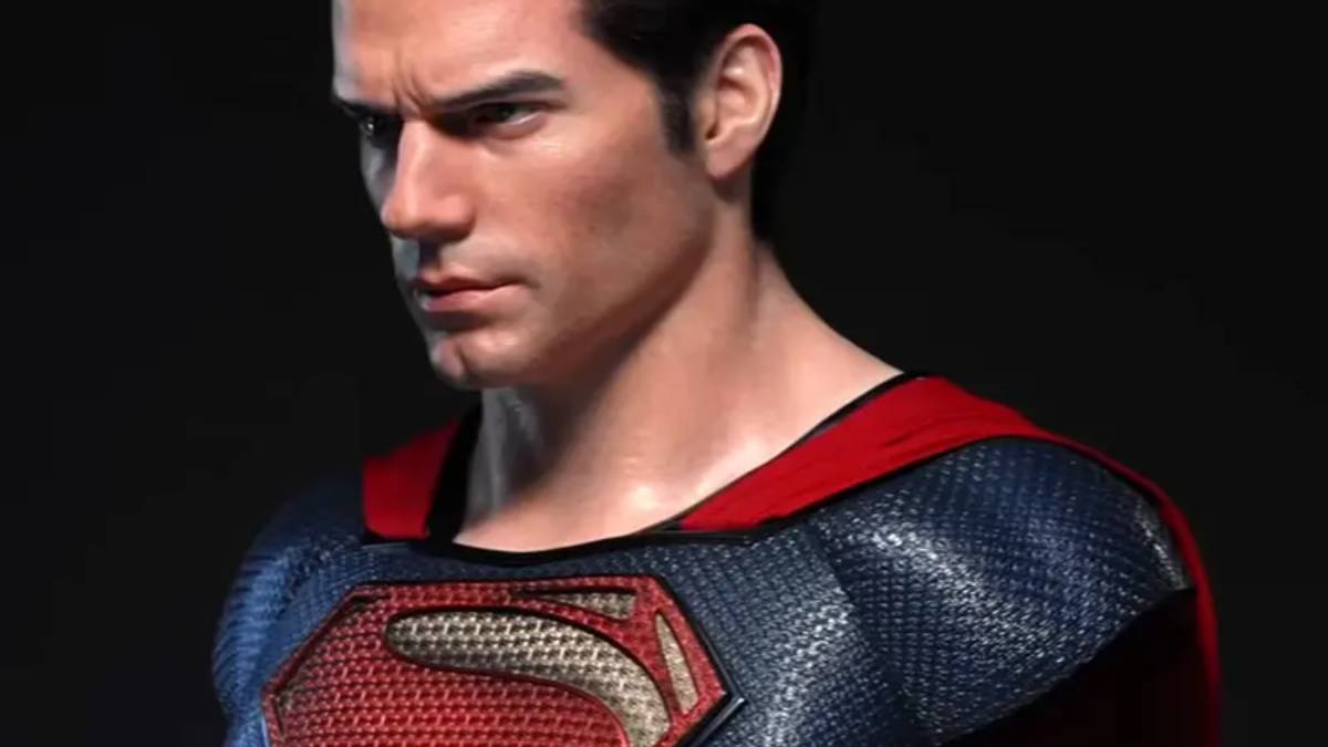 la figura del superman de henry cavill