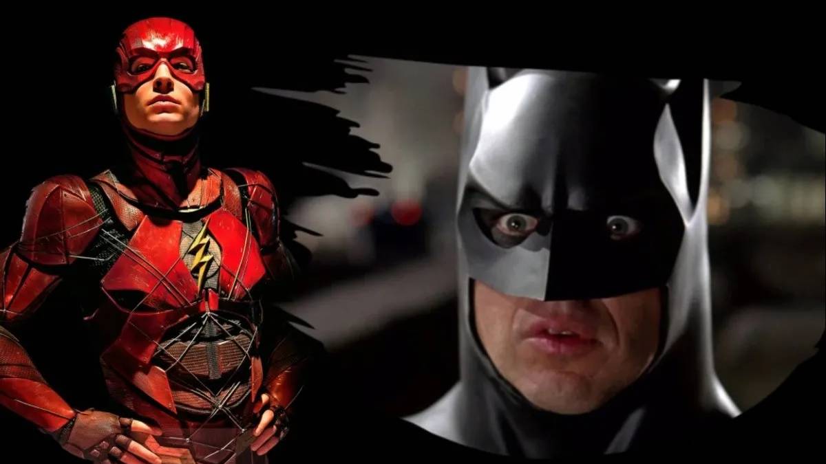 michael keaton como batman en the flash
