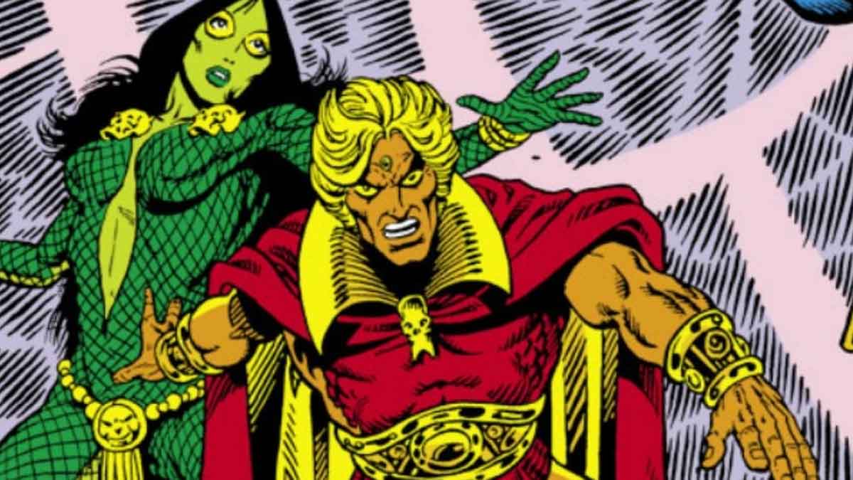 Adam Warlock y Gamora en los cómics de Marvel