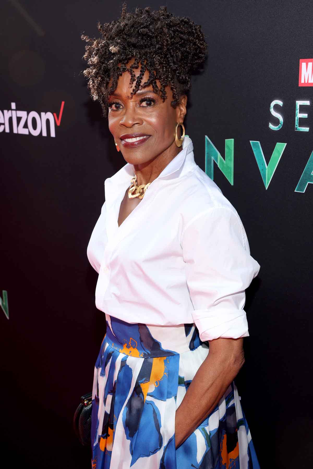 Charlayne Woodard en la premiere de Invasión secreta