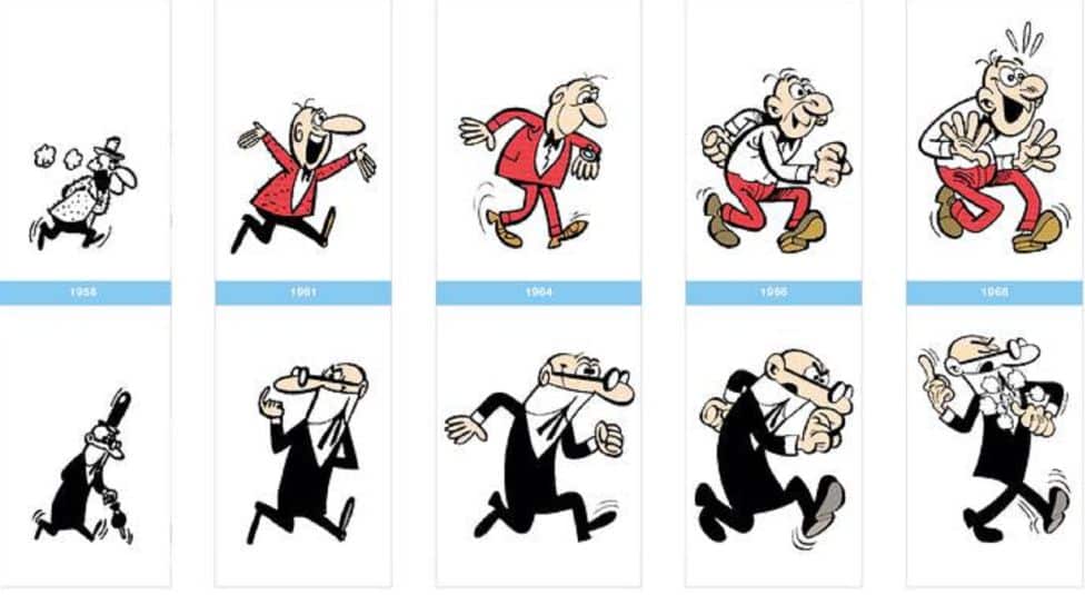 Mortadelo y Filemón evolución