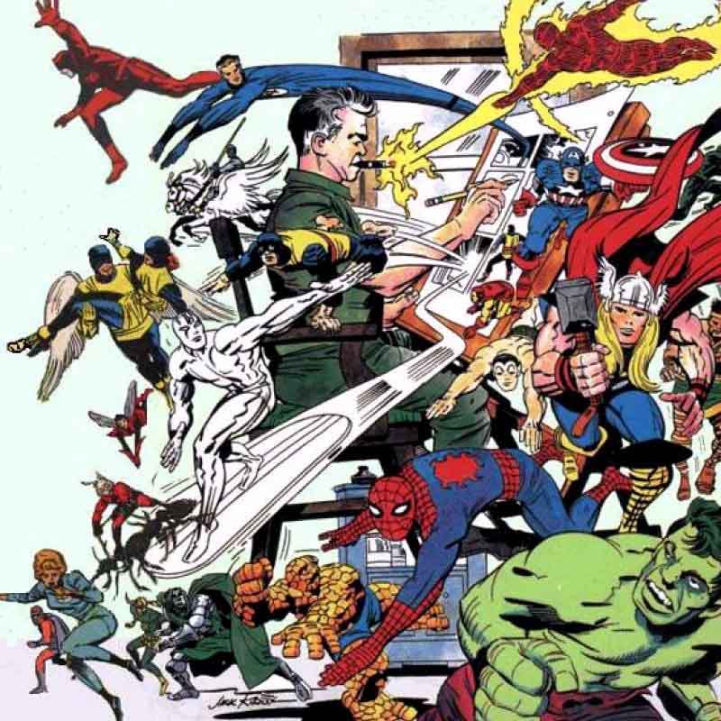 jack kirby y su arte en marvel comics