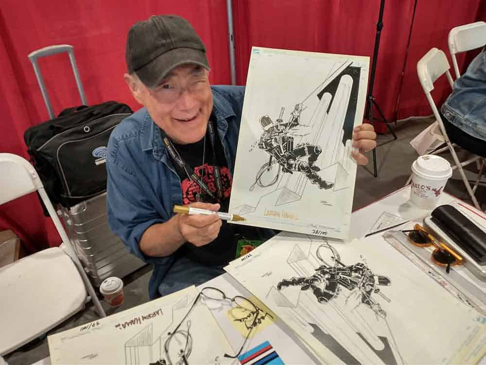 larry hama con su arte