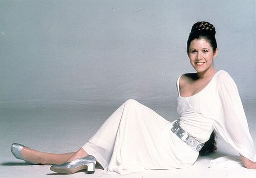fotografía promocional de la princesa leia