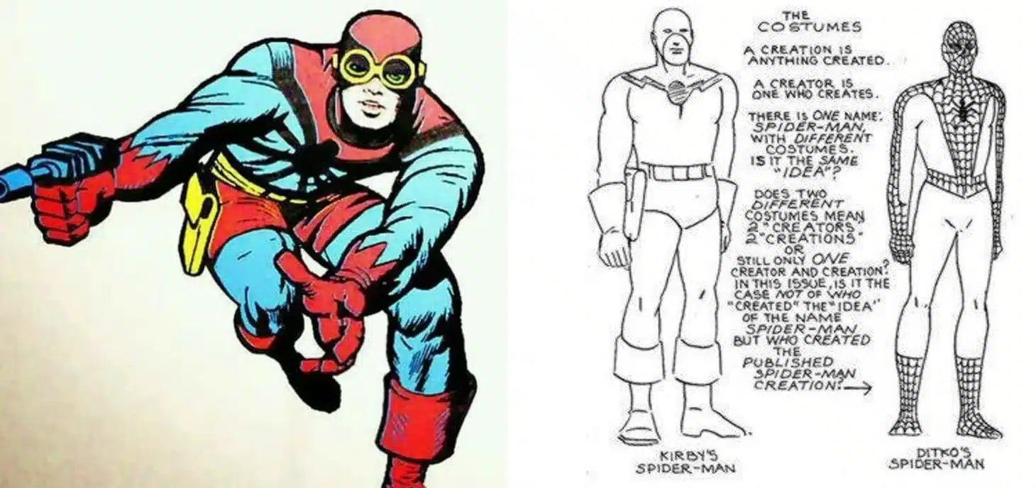 Diseño Spider-man Jack Kirby