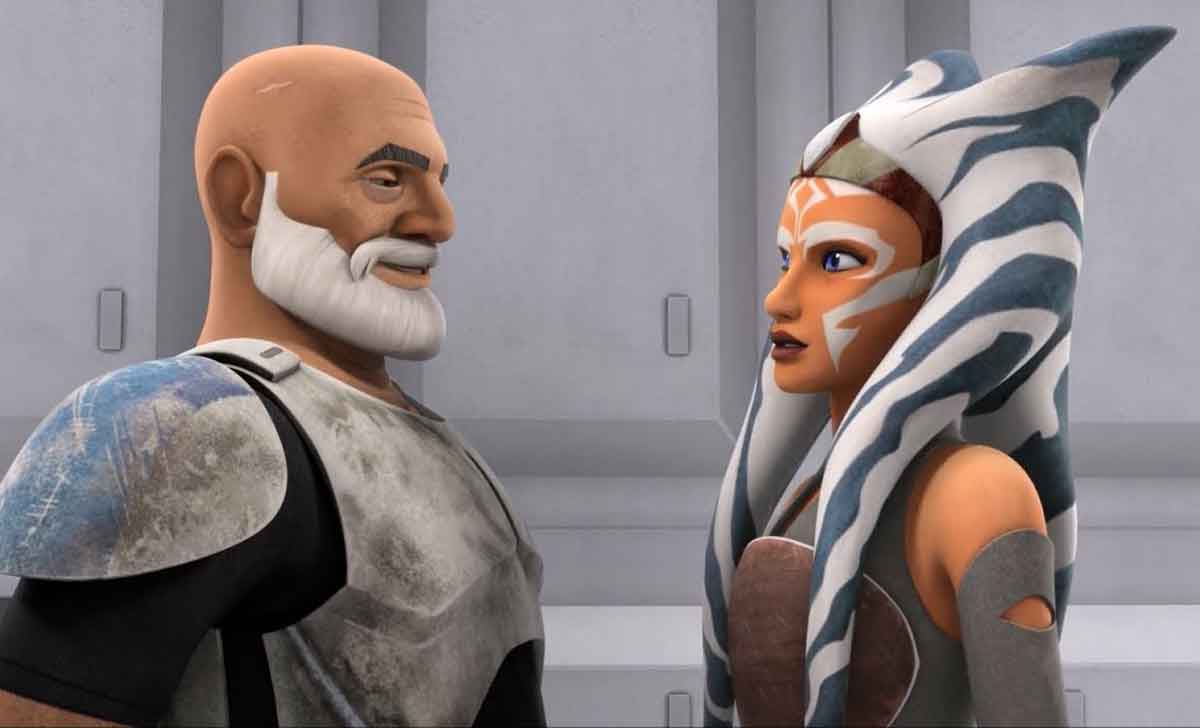 capitán rex junto a ahsoka
