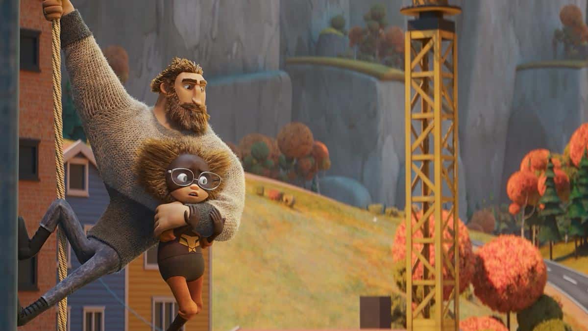 una familia de superhéroes fotograma