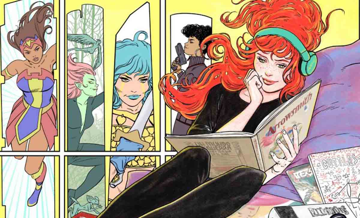 cartel parcial de comic pop up 2023