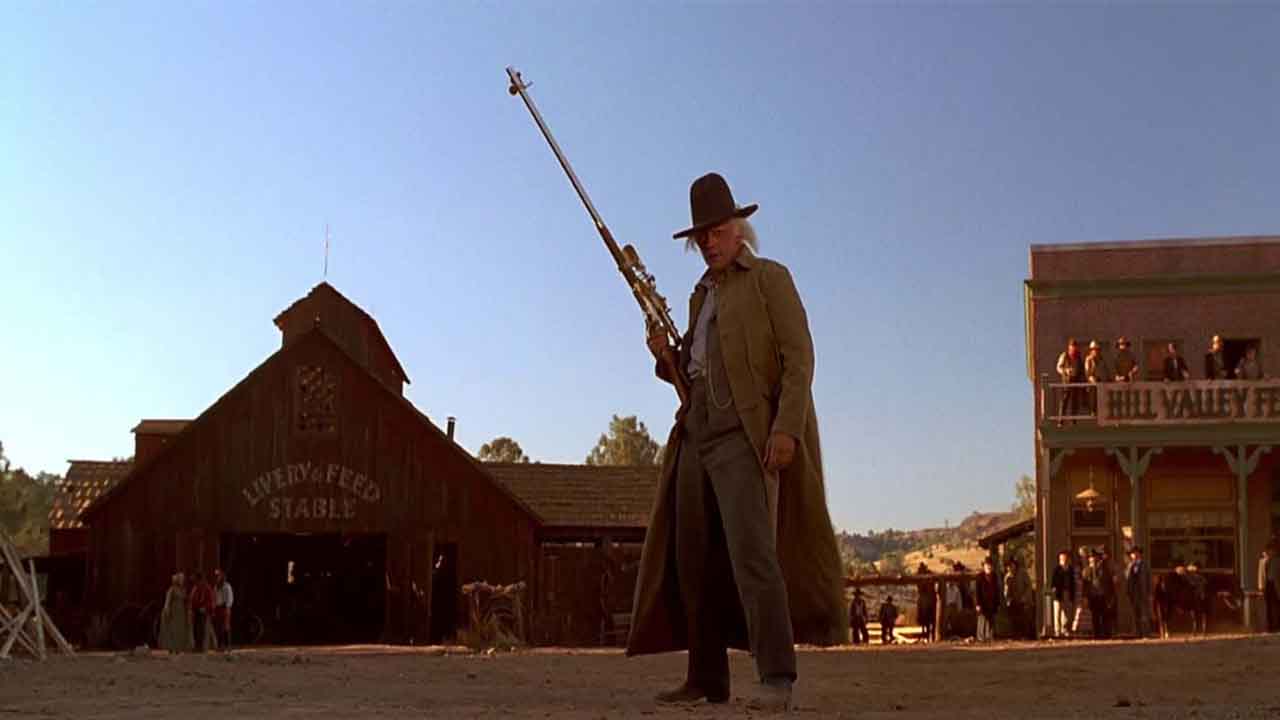 Doc Brown en Regreso al futuro Parte III