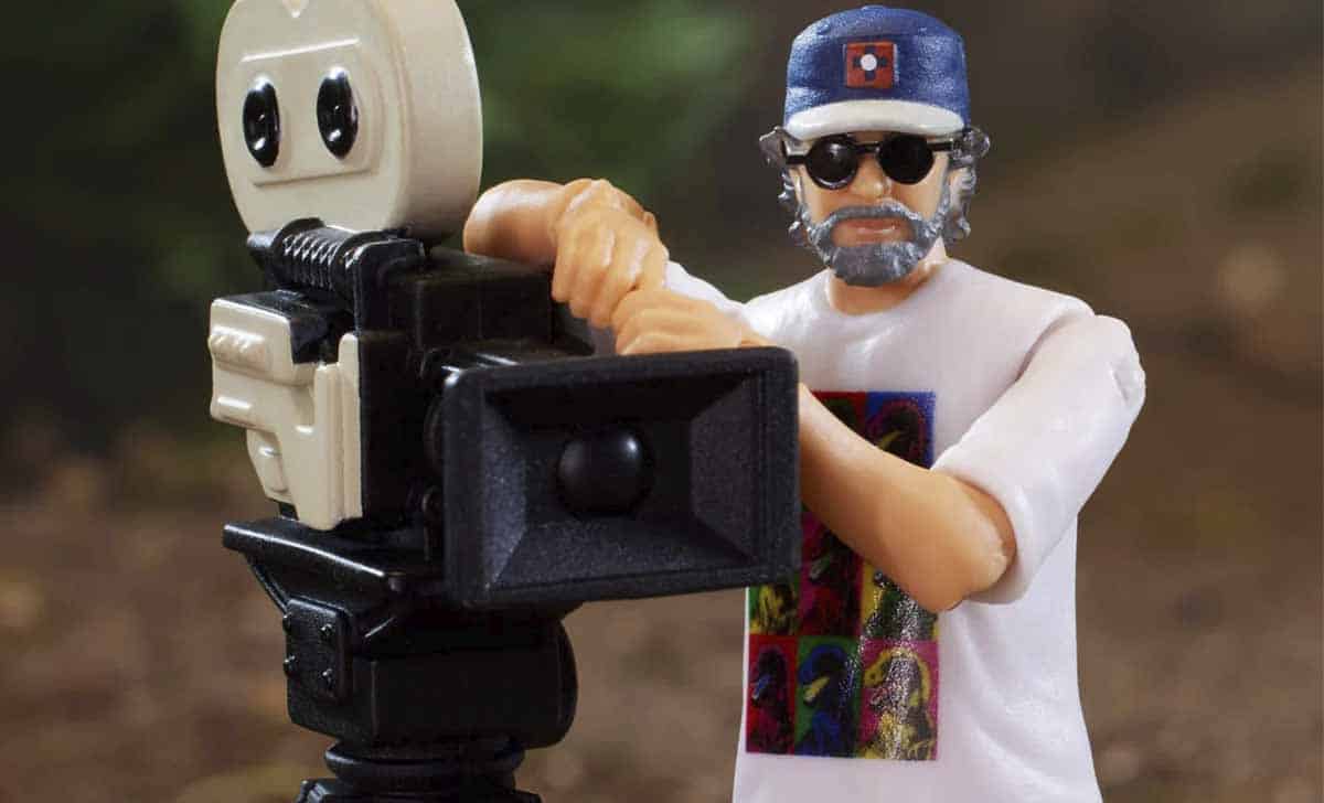figura de acción de steven spielberg en modo lo molo todo