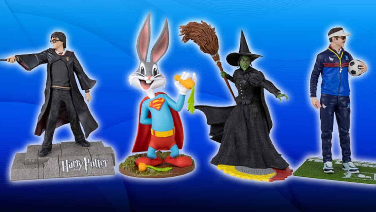 Figuras por los 100 años de Warner