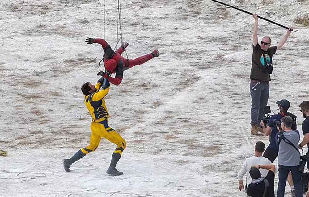 nuevas fotos del set de deadpool 3: peleando contra lobezno