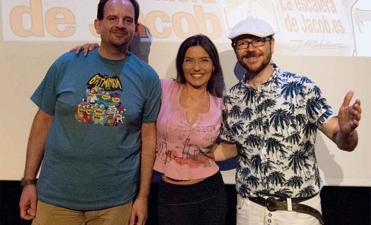 jose luis mora, mari cielo pajares y santiago segura en cortos con ñ