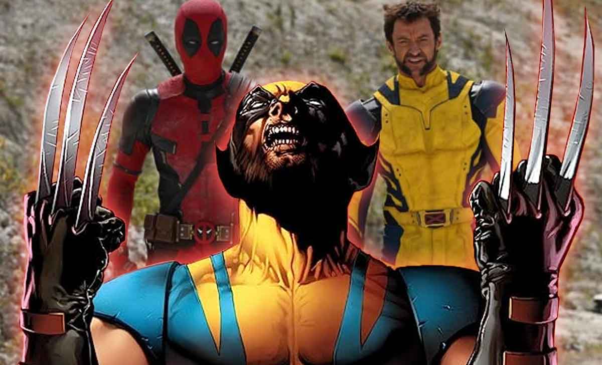 Wolverine practica su postura clásica para Deadpool 3 wolverine y deadpool