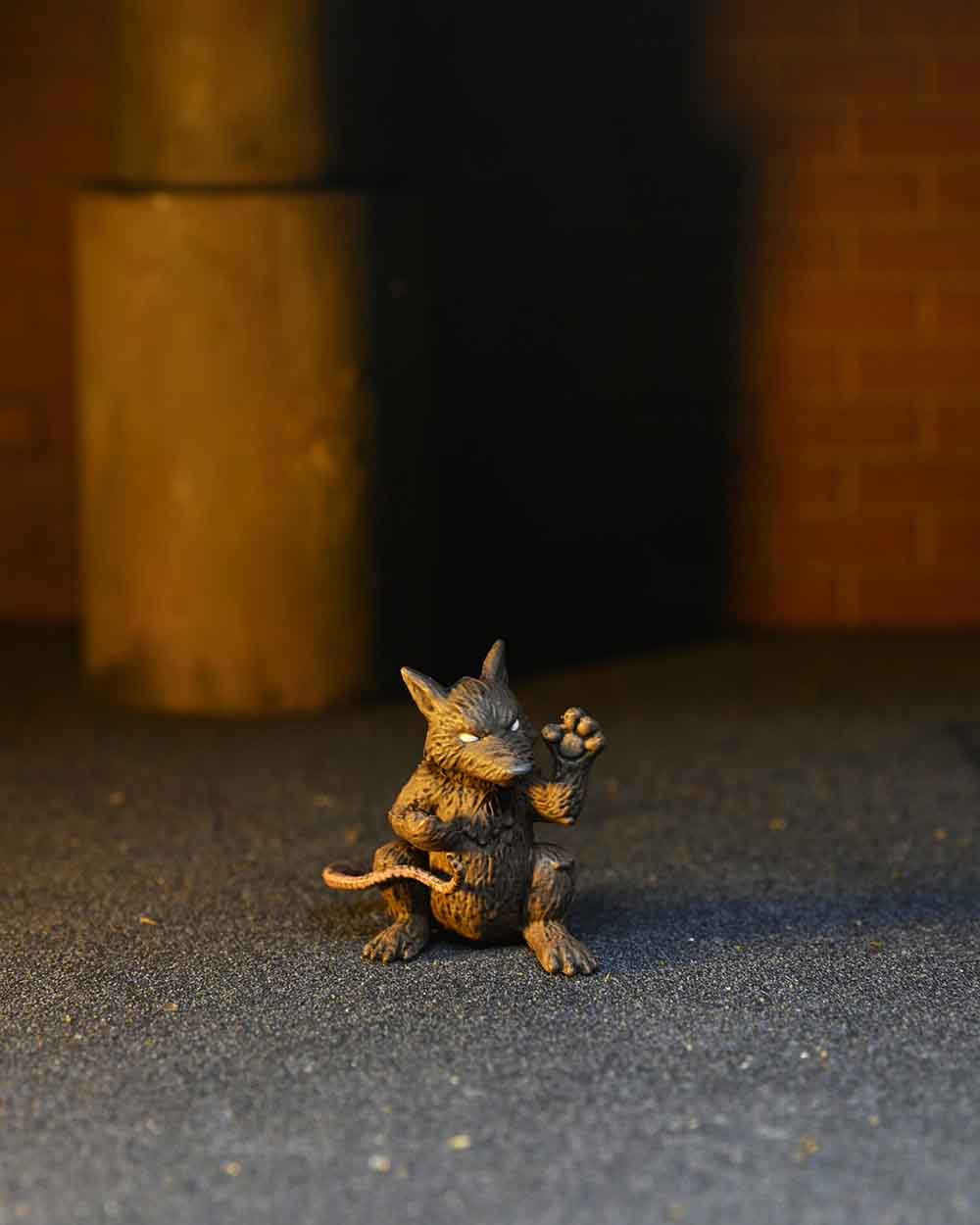 Splinter entrenando antes de mutar