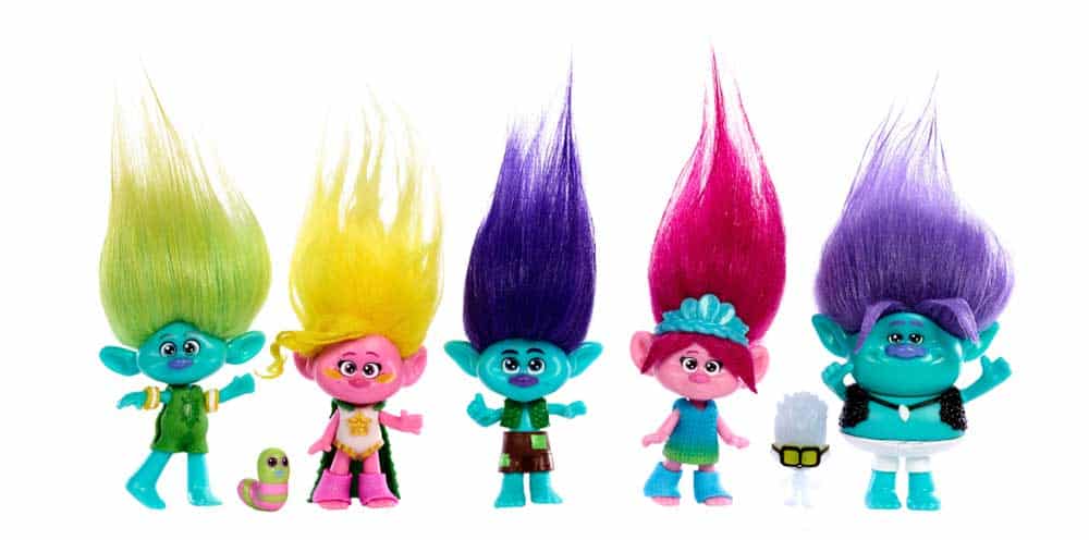 Figuras de acción de Trolls 3